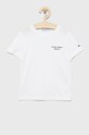 Calvin Klein Jeans t-shirt bawełniany dziecięcy IB0IB01319.9BYY nadruk biały IB0IB01319.9BYY