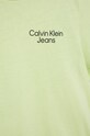 Chłopiec Calvin Klein Jeans t-shirt bawełniany dziecięcy IB0IB01319.9BYY IB0IB01319.9BYY zielony