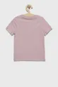 Otroški bombažen t-shirt Calvin Klein Jeans roza