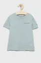 niebieski Calvin Klein Jeans t-shirt bawełniany dziecięcy IU0IU00326.9BYY Chłopięcy