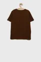 Calvin Klein Jeans t-shirt bawełniany dziecięcy IU0IU00326.9BYY brązowy