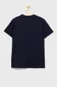 Παιδικό βαμβακερό μπλουζάκι Guess σκούρο μπλε