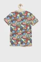 Παιδικό βαμβακερό μπλουζάκι Guess πολύχρωμο