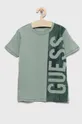 zelená Bavlněné tričko Guess Chlapecký