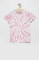 ροζ Παιδικό βαμβακερό μπλουζάκι Guess Για αγόρια