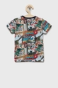 Guess t-shirt bawełniany dziecięcy multicolor