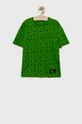 zöld Calvin Klein Jeans gyerek pamut póló Fiú