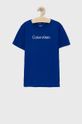 Dětské bavlněné tričko Calvin Klein Underwear námořnická modř