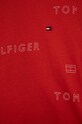 Băieți Tommy Hilfiger tricou de bumbac pentru copii KB0KB07589.9BYY rosu