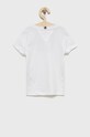 Tommy Hilfiger t-shirt bawełniany dziecięcy KB0KB07602.9BYY biały AW22
