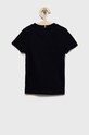 Tommy Hilfiger t-shirt bawełniany dziecięcy KB0KB07602.9BYY granatowy AW22