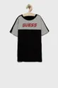 μαύρο Παιδικό μπλουζάκι Guess Για αγόρια