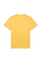 Otroška bombažna kratka majica Polo Ralph Lauren rumena