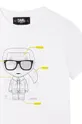 Karl Lagerfeld t-shirt bawełniany dziecięcy 100 % Bawełna