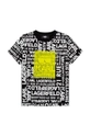 multicolor Karl Lagerfeld t-shirt bawełniany dziecięcy