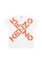 білий Дитяча бавовняна футболка Kenzo Kids Для хлопчиків