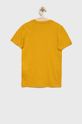 Quiksilver t-shirt bawełniany dziecięcy żółty
