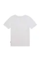 Παιδικό βαμβακερό μπλουζάκι BOSS λευκό