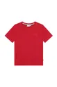 κόκκινο Παιδικό βαμβακερό μπλουζάκι BOSS Για αγόρια