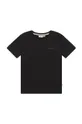 μαύρο Παιδικό βαμβακερό μπλουζάκι BOSS Για αγόρια