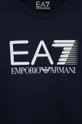 Bavlnené tričko EA7 Emporio Armani tmavomodrá