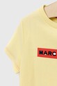 Chłopiec Marc Jacobs t-shirt bawełniany dziecięcy W25541.86.108 żółty