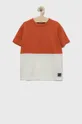 πορτοκαλί Παιδικό βαμβακερό μπλουζάκι Tom Tailor Για αγόρια
