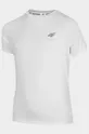 biały 4F t-shirt dziecięcy