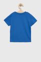 Dětské bavlněné tričko Levi's ocelová modrá