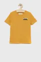zlatna Dječja majica kratkih rukava Abercrombie & Fitch Za dječake