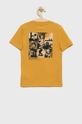 Dětské tričko Abercrombie & Fitch žlutá