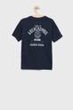 Abercrombie & Fitch t-shirt bawełniany dziecięcy jasny niebieski