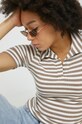 JDY t-shirt brązowy 15266076.Walnut1