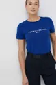 mornarsko modra Bombažen t-shirt Tommy Hilfiger