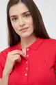 czerwony Tommy Hilfiger polo