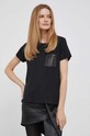 Dkny t-shirt pozostałe czarny P0RAOC2R