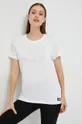 λευκό Βαμβακερό μπλουζάκι Dkny Γυναικεία