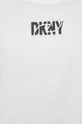 biały Dkny t-shirt bawełniany