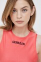 Calvin Klein top z elastanem pomarańczowy KW0KW01905.9BYY