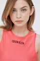 Calvin Klein top z elastanem pomarańczowy KW0KW01905.9BYY