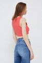 Odzież Calvin Klein top KW0KW01905.9BYY pomarańczowy