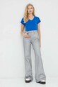 Pamučna majica G-Star Raw D21314.4107 plava AA00