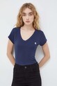 G-Star tricou din bumbac bleumarin D21314.4107