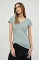 Pamučna majica G-Star Raw zelena D21314.4107