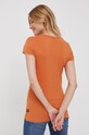 Odzież G-Star t-shirt bawełniany D21314.4107 pomarańczowy