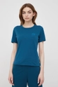 turkusowy G-Star Raw t-shirt bawełniany D21618.336