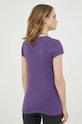 Oblečenie Bavlnené tričko G-Star D21314.B059 fialová