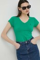 G-Star t-shirt bawełniany zielony D21314.B059