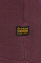 G-Star t-shirt bawełniany D21314.B059 bordowy