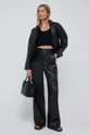 Calvin Klein Jeans top J20J219659.9BYY czarny